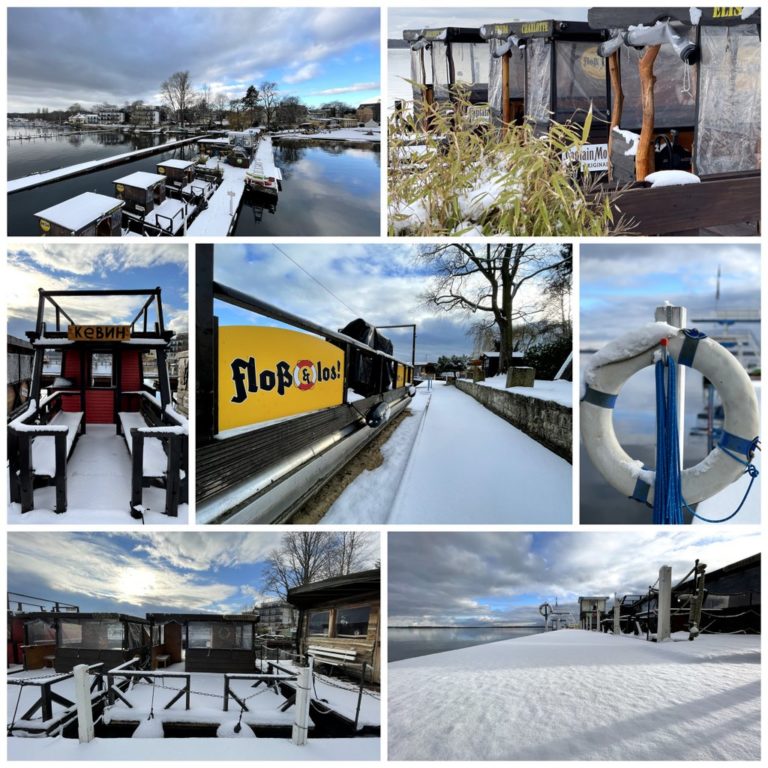 Winterimpressionen Winter bei Floß & los! am Müggelsee